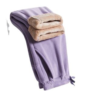 Pantalon en molleton vintage épais d'hiver pour homme, taille haute, respirant, jambe large, ample, chaud, pantalon de jogging - Product Image 3