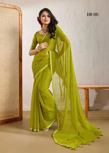 CHIFON su edad señora al por mayor Sari proveedores en la India - Product Image 4