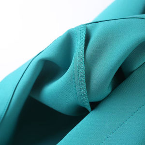 Women's New Style <b>Summer</b> 2-Piece Set Solid Pattern Oversized Drop Shoulder Hoodie with Zipper <b>Decoration</b> and Joggers Pants - Product Image 2