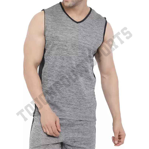 Camiseta sin mangas de entrenamiento para hombre, diseño personalizado, fabricante de logotipo, gimnasio, Fitness - Product Image 4