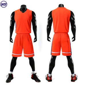 Penjualan Paling Laris Pakaian Olahraga Cetakan Logo 2022 Seragam Basket Bahan Poliester Dalam Berbagai Warna - Product Image 2