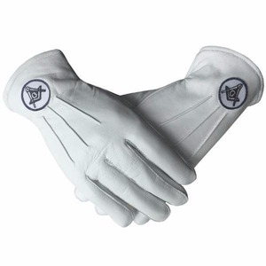 Gants maçonniques personnalisés en gros d'usine 100% coton été applicable pour un usage quotidien et les sports d'hiver en plein air - Product Image 4