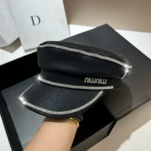 Casquette d'uniforme officielle personnalisée de haute qualité avec logo brodé et emblème en métal - Product Image 5