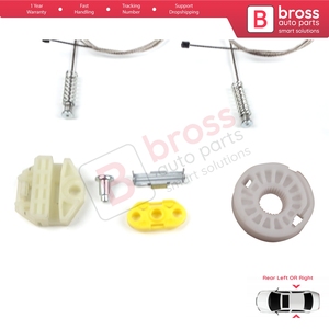 Kit de réparation de lève-vitre électrique BWR594 arrière gauche ou droit pour Zafira A MK1 T98 F75 1999-2005 MPV 90579539 90579540 - Product Image 4