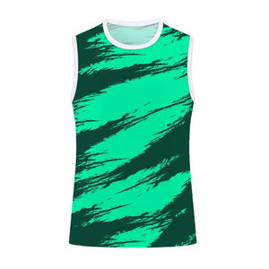 OEM Wholesale Sublimation <b>Tanktops</b> for <b>Men</b> high quality Anti shrink cheap price anti pilling Tank Tops With Customized color - Product Image 1