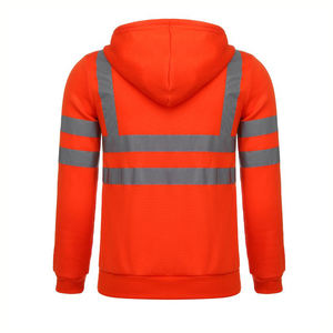 Sweats à capuche haute visibilité de haute qualité pour vêtements de travail d'hiver couleurs personnalisées avant haute visibilité Construction fournie par l'usine - Product Image 2