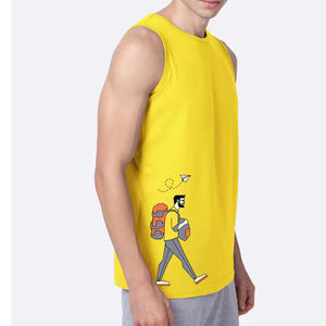 Haute qualité sur mesure hommes séchage rapide respirant Anti-boulochage Gym entraînement débardeur tricoté Style décontracté Logo personnalisé pour - Product Image 1