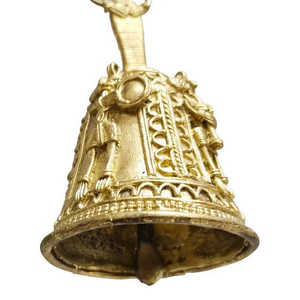 Mukherjee Handicrafts Handcrafted Dhokra Dokra <b>Gift</b> <b>Candle</b> Holder Artistic Showpiece 16cm X 7 cm X 7 cm for Home Decor Interior - Product Image 4