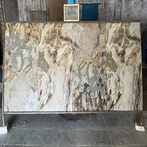 Chapa de piedra pizarra fina flexible decoración de pared 2mm de espesor chapa de piedra natural forma de bloque - Product Image 5