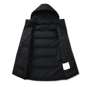 Chaqueta de Invierno Casual para Hombre, Corte Regular, Impermeable, Cortavientos, con Cremallera, Logotipo Personalizado, Capucha, Tejido de Poliéster de Punto, Personalizada - Product Image 3