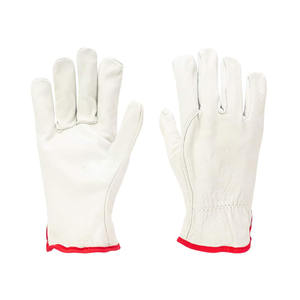 Guantes de conductor de cuero de grano de cuero de vaca de seguridad industrial de alta resistencia de mejor rendimiento Guantes suaves y cómodos resistentes al calor - Product Image 1