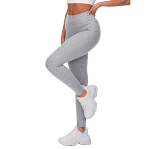 2024 Women's Best Selling Customized Yoga Leggings Factory Made Fitness Wear with Custom Logo on Waist - Product Image 2