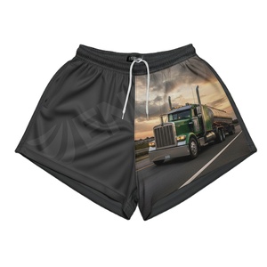 Shorts de rugby et de football unisexe personnalisés à sublimation, taille élastique, respirants, séchage rapide, pour la gym - Product Image 2