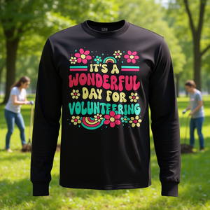 Camiseta de Manga Larga de Agradecimiento a los Voluntarios para Días Maravillosos - Producto Promocional - Product Image 3