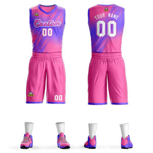 High Quality Men's <b>Basketball</b> Uniform BSCI Polyester Sportswear Customizable Private Label Plus <b>Size</b> Excellent Value - Product Image 1