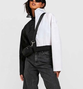 Nuevo estilo de moda, venta al por mayor, ropa de abrigo repelente al agua para mujer, chaqueta de nailon transpirable de talla grande para mujer - Product Image 4