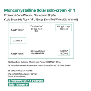 Panel Solar Monocristalino ES600M60-BF de Emrys Solar con Certificación TUV para Lámina Trasera Blanca - Product Image 2