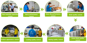 Inodoro de Cerámica Moderno de Dos Piezas con Certificación CE de Medyag, Sifón en P, Montado en el Suelo, Totalmente Esmaltado, Forma Cuadrada, para Baño Europeo - Product Image 5