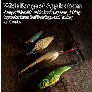 Anneaux de pêche robustes en acier inoxydable fiable pour l'équipement de pêche Anneaux de pêche professionnels - Product Image 5