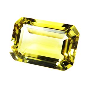 Quartz citron naturel en forme d'octogone pierre précieuse en vrac prix de gros naturel facettes coupe lâche véritable pierre précieuse de guérison en vrac OEM - Product Image 2