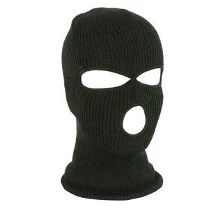 Masque de ski intégral personnalisable pour homme, faible MOQ, sports d'hiver, coupe-vent, respirant, tricot acrylique coloré, balaclava personnalisée - Product Image 1