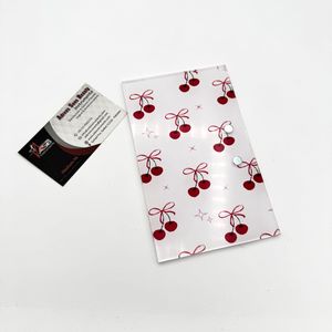 Cherry Bow Wholesale Price Acrylic Lash Pallet <b>Tile</b> With <b>Magnet</b> for Tweezers Custom Eyelash Extension Trays Lash <b>Tiles</b> - Product Image 3