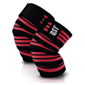 Soutien du genou élastique haute tension pour la musculation et la musculation, genouillères de qualité professionnelle avec fermeture sécurisée - Product Image 2