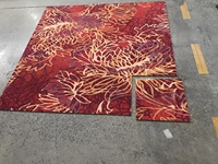 Dalles de moquette florales personnalisées de luxe, antistatiques, couleur personnalisée moderne, abstraites, qualité commerciale, revêtement de sol pour bureaux, hôtels haut de gamme