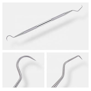 Consumibles dentales certificados CE, fuente de alimentación manual de acero inoxidable, kit de cavidad oral con espejo de boca de 5 piezas - Product Image 5