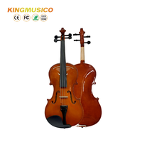 Student Violin 4/4 3/4 Solid Wood Acoustic Violin for Beginner and Music School