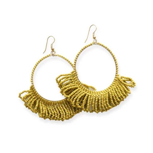 Boucles d'oreilles clous uniques faites à la main en perles d'imitation et perles de rocaille, style classique pour femmes, cadeaux de fête, couleurs personnalisées - Product Image 3