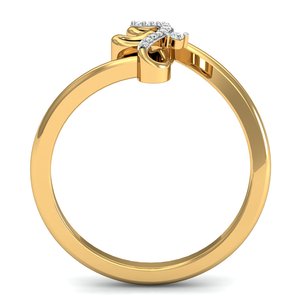 Anillo minimalista con forma de serpiente de latón y circonita, chapado en oro de 18k, anillo de serpiente al por mayor para mujer - Product Image 3