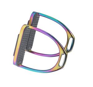 Recién llegado, estribos de caballo de aluminio ajustables, empuñadura de seguridad, ligero, diseño de exportación de fabricante personalizado - Product Image 3