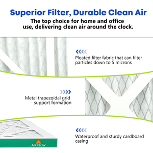 แผ่นกรองอากาศ SUIXINEYI MERV 11 ขนาด 16x25x1 นิ้ว สำหรับระบบระบายอากาศ HVAC AC เครื่องทำความร้อน ใช้แทนแผ่นกรองเดิมสำหรับระบบปรับอากาศทั้งบ้าน - Product Image 6