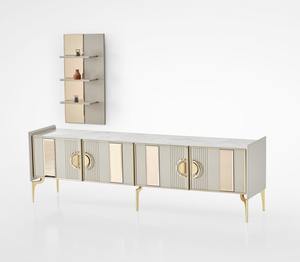 Juego de sillas de comedor modernas y elegantes, muebles de MDF extensibles de estilo de madera para cocina, hogar, Hotel, Villa, uso contemporáneo - Product Image 4