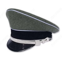 Uniforme de style tendance fabriqué à la main OEM casquette de pointe uniforme de scouts et d'agent de sécurité visière de chapeau à visière