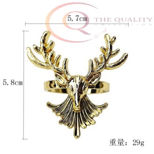 Anneaux de serviette de luxe pour la mise en place de la table, conçus pour ajouter du charme aux tables à manger et aux occasions festives - Product Image 3