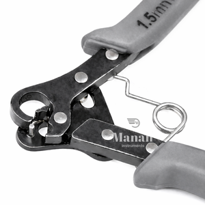 MANAN INSTRUMENTS Pince à boucler de précision en acier inoxydable 1,5 mm pour la création de boucles de bijoux, idéale pour le perlage et les travaux manuels DIY - Product Image 2