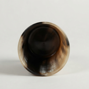 Verre à bière court en corne de buffle, fait main, écologique, étanche, de haute qualité, avec logo gravé, objet d'art et de collection, artisanat - Product Image 4