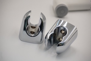 ABS Plastic Single <b>Shower</b> <b>Head</b> <b>Holder</b> + Anchor Chrome Surface Durable <b>Shower</b> Room <b>Shower</b> Kits Eco-Friendly Easy Installation OEM - Product Image 2