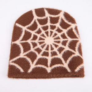 หมวกบีนนี่อะคริลิคสำหรับผู้ใหญ่แบบปักลายและผ้าแจ็คการ์ดปรับแต่งได้ตามต้องการสำหรับการเดินทาง - Product Image 3