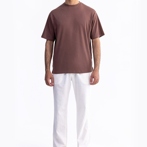เสื้อยืดชายและหญิงแบบปกติทรงพอดีตัวสำหรับทุกเพศเสื้อยืดผ้าฝ้าย100% ขายส่งสำหรับผู้ชายและผู้หญิง - Product Image 1