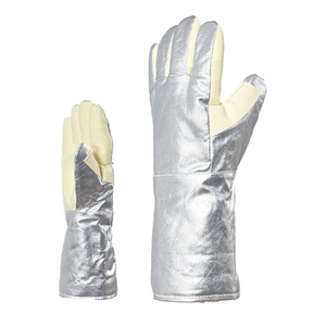 Guantes de Soldadura de Alta Temperatura de la Mejor Calidad, Guantes Resistentes al Calor Aluminizados, Guantes de Seguridad para Soldador, Diseño OEM - Product Image 1