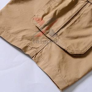 กางเกงขาสั้นผู้ชายคุณภาพสูง สีพื้น ผ้าแคนวาส 100% ระบายอากาศ แห้งเร็ว ขนาดสั่งทำได้ สไตล์ลำลอง ออกกำลังกาย วิ่งจ๊อกกิ้ง ขายส่ง - Product Image 3