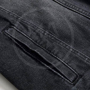 Services OEM Veste Jeans d'Hiver 100% Coton de Haute Qualité Design Personnalisé pour Hommes avec Logo Avant - Product Image 5