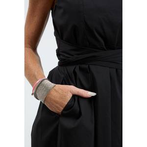 Made in Italy Primavera Verano Vestido de algodón para mujer con cinturón Diferentes colores disponibles - Product Image 6