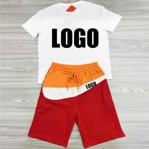 2025 camisetas y pantalones cortos holgados de manga corta de verano para hombres, trajes de chándal informales, conjunto De camiseta y pantalones cortos de verano para hombres - Product Image 4