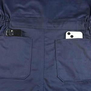 100% algodón Hi-vis Workwear Overoles de seguridad contra incendios Ropa DE TRABAJO Funcional Ropa DE TRABAJO personalizada Overoles DE SEGURIDAD funcionales de manga completa - Product Image 6