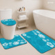 Custom Printed <b>Mat</b> <b>Bathroom</b> Rug <b>Set</b> for <b>Bathroom</b> Non-Slip Shower Curtain Bath <b>Mat</b> - Product Image 3