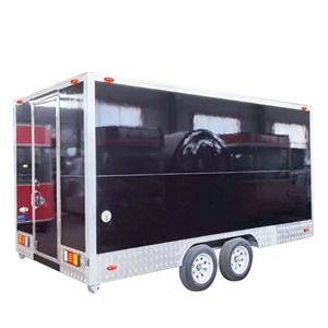 Modèle carré d'usine commerciale industrielle 580cm personnalisé mobile nouveau camion de restauration rapide remorque chariot de nourriture avec équipement complet - Product Image 4